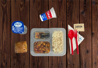 Tas Kebabı Pilav Börek Yaprak sarmalı Menü