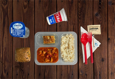 Tavuk Sote Pilav Börekli Menü