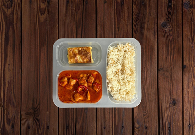 Tavuk Sote Pilav Börekli Menü