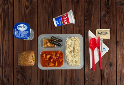 Tavuk Sote Pilav Börek Yaprak Sarmalı Menü