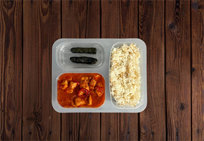 Tavuk Sote Pilav Yaprak Sarmalı Menü