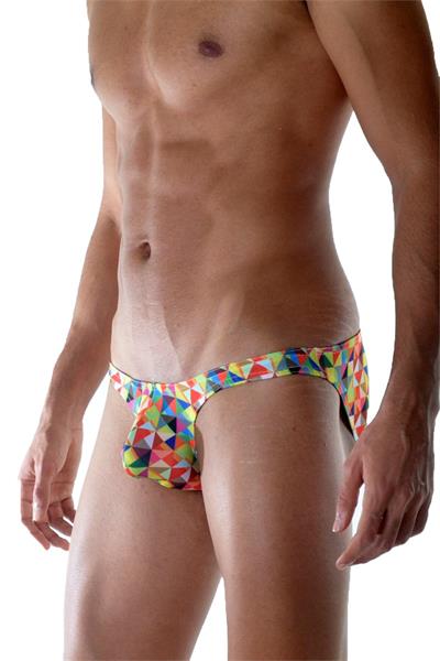 Erkek Çok Renkli Fantezi Giyim Geometrik Desenli Slip HF111818 