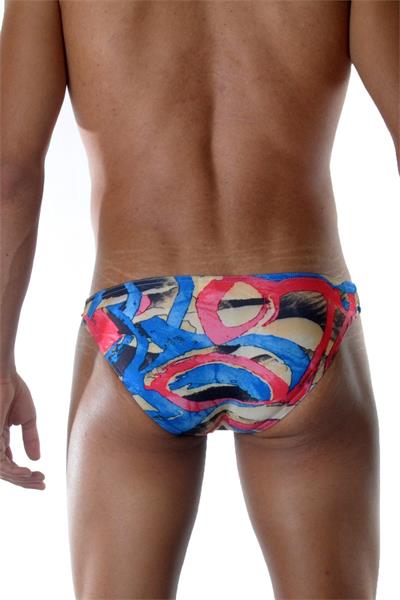 Erkek Çok Renkli Fantezi Giyim Desenli Slip HF021807 