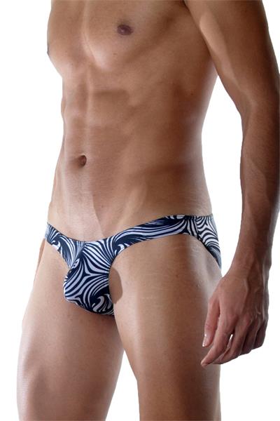 Erkek Çok Renkli Fantezi Giyim Zebra Desenli Slip HF021810 