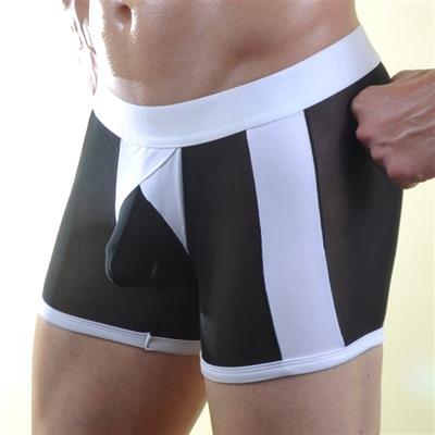 Erkek Çok Renkli Fantezi Giyim Transparan Boxer HF071032 