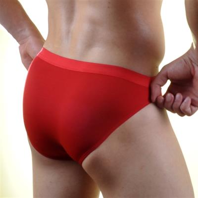 Erkek Kırmızı Fantezi Giyim Çapraz Bağlamalı Slip HF071037 