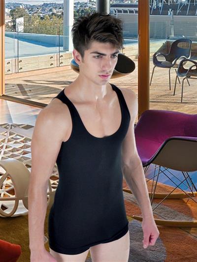 Erkek Siyah Slim Fit Atlet Body HF110425 