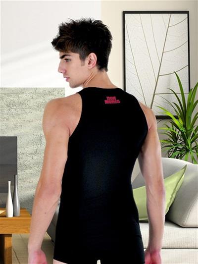 Erkek Siyah Slim Fit Atlet Body HF110425 