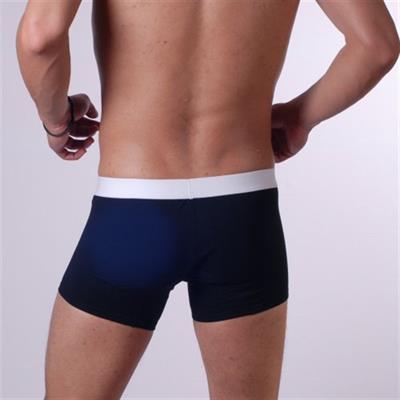 Erkek Lacivert Biye Detaylı Boxer HF140509 