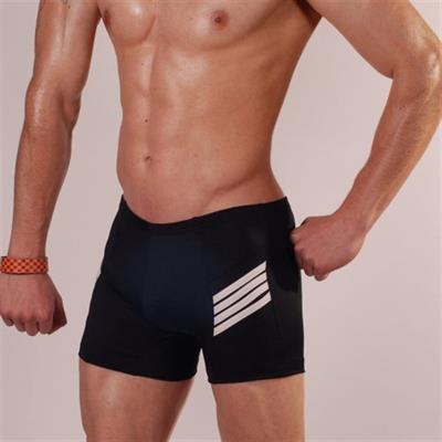 Erkek Siyah Şerit Desenli Boxer HF140518 