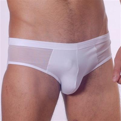 Erkek Beyaz Fantezi Giyim Slip HF140547 