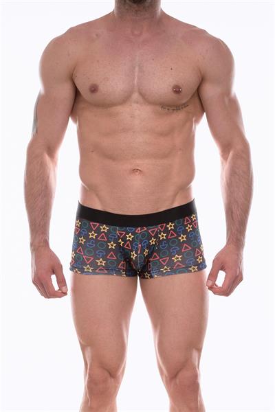 Erkek Çok Renkli Fantezi Giyim Desenli Boxer HF072208 