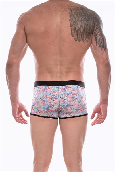 Erkek Çok Renkli Fantezi Giyim Desenli Boxer HF072205 