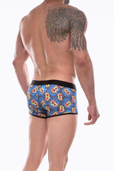 Erkek Çok Renkli Fantezi Giyim Desenli Boxer HF072206 