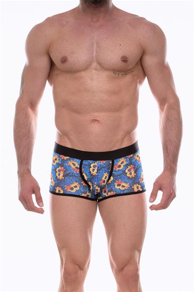 Erkek Çok Renkli Fantezi Giyim Desenli Boxer HF072206 