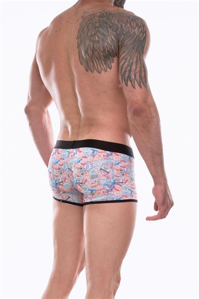 Erkek Çok Renkli Fantezi Giyim Desenli Boxer HF072205 