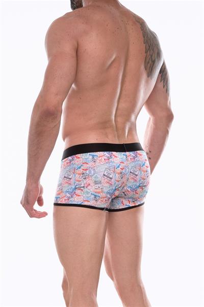 Erkek Çok Renkli Fantezi Giyim Desenli Boxer HF072205 