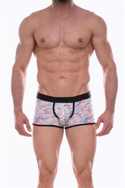 Erkek Çok Renkli Fantezi Giyim Desenli Boxer HF072205 
