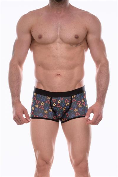 Erkek Çok Renkli Fantezi Giyim Desenli Boxer HF072202 