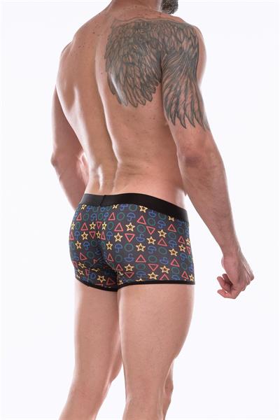 Erkek Çok Renkli Fantezi Giyim Desenli Boxer HF072202 