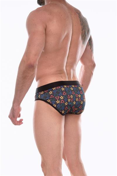 Erkek Çok Renkli Fantezi Giyim Desenli Slip HF072215 