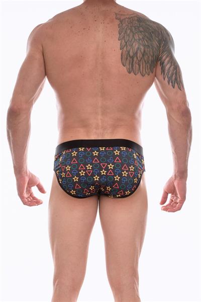 Erkek Çok Renkli Fantezi Giyim Desenli Slip HF072215 