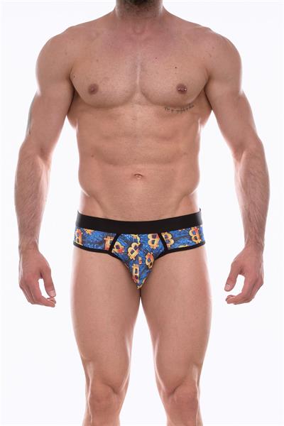 Erkek Çok Renkli Fantezi Giyim Desenli Slip HF072220 