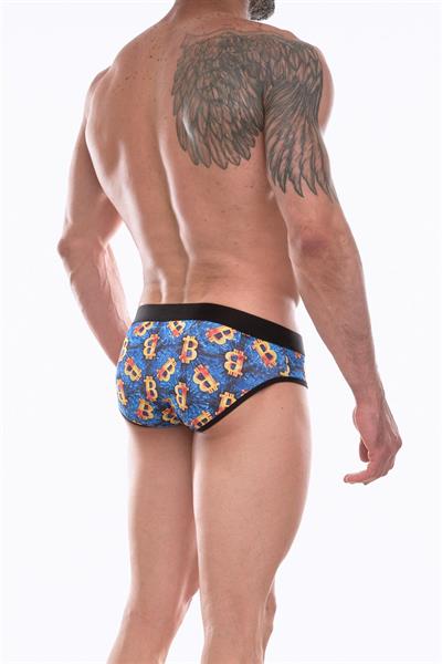 Erkek Çok Renkli Fantezi Giyim Desenli Slip HF072220 