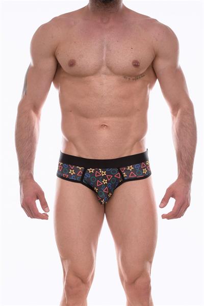 Erkek Çok Renkli Fantezi Giyim Desenli Slip HF072215 