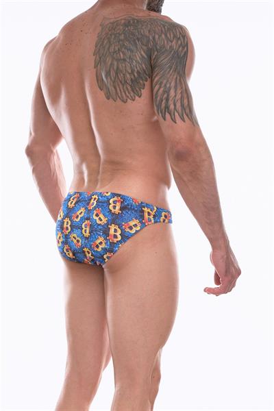Erkek Çok Renkli Fantezi Giyim Desenli Slip HF072257 