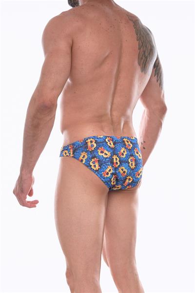 Erkek Çok Renkli Fantezi Giyim Desenli Slip HF072257 