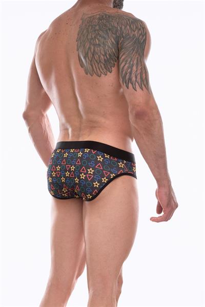 Erkek Çok Renkli Fantezi Giyim Desenli Slip HF072215 