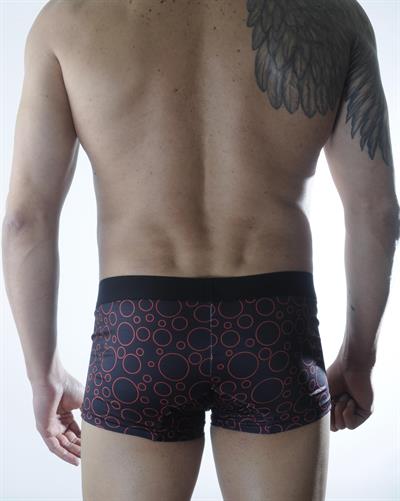 Erkek Çok Renkli Daire Desenli Boxer HF301104 