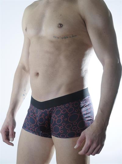 Erkek Çok Renkli Daire Desenli Boxer HF301104 
