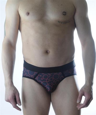 Erkek Çok Renkli Fantezi Giyim Yuvarlak Desenli Jockstrap HF301175 