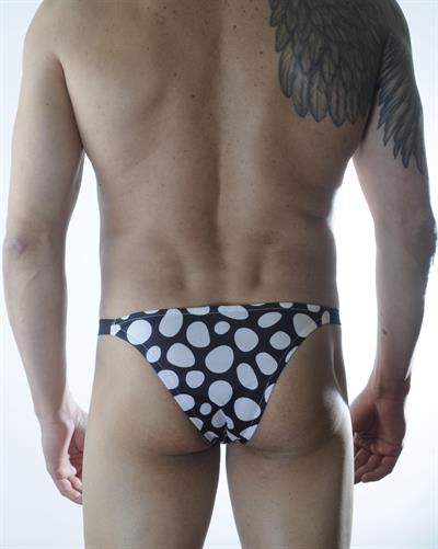 Erkek Çok Renkli Fantezi Giyim Puantiye Desenli Slip HF301124 