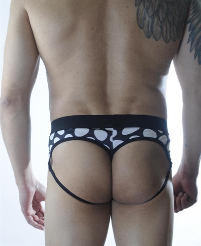 Erkek Çok Renkli Fantezi Giyim Puantiyeli Jockstrap HF301176 
