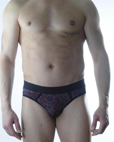 Erkek Çok Renkli Fantezi Giyim Yuvarlak Desenli Jockstrap HF301170 