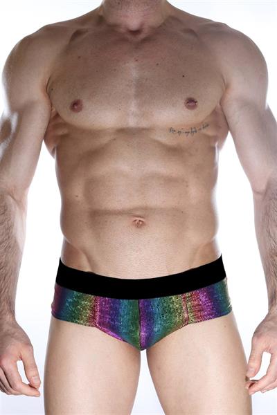 Erkek Çok Renkli Fantezi Giyim Parlak Desenli Boxer HF012152 