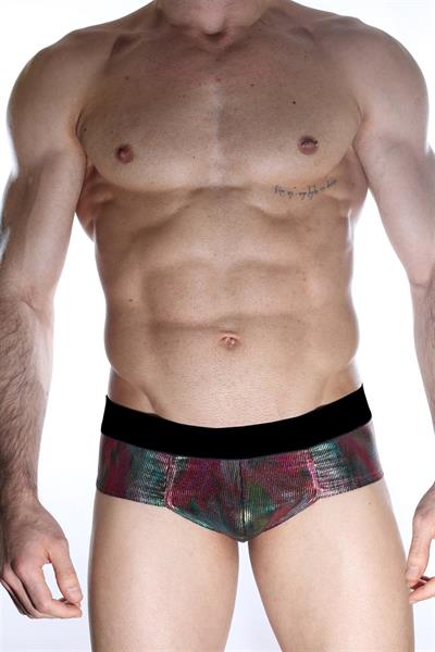 Erkek Çok Renkli Fantezi Giyim Parlak Desenli Boxer HF012155 