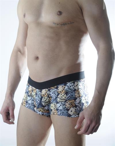 Erkek Çok Renkli Zar Desenli Boxer HF301103 