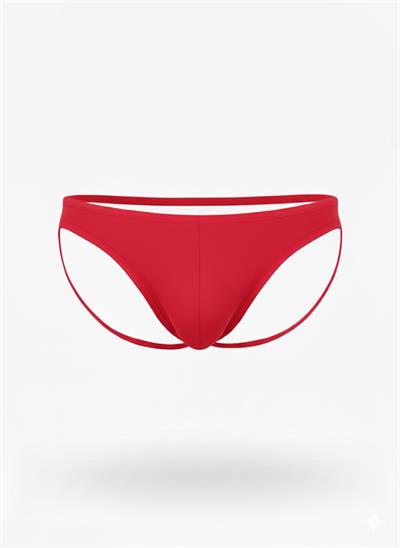 Erkek Fantezi Giyim Arkası Açık Dantelli 2li Jockstrap HF4625