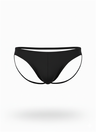 Erkek Fantezi Giyim Arkası Açık Dantelli 2li Jockstrap HF4625