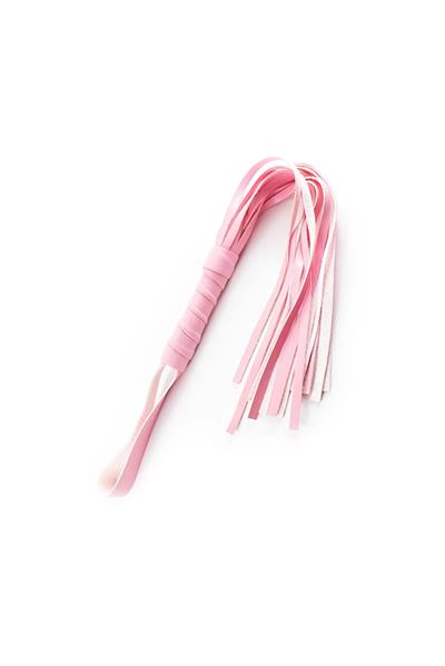 Pembe Fantezi Deri Kelepçe Kırbaç Maske Giyim Seti HF5368 