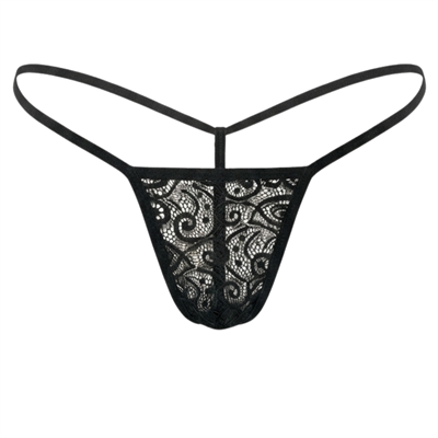 Hafif Giyim Kadın 3lü Dantelli G-String Külot Seti (Siyah, Beyaz, Kırmızı) HF0060