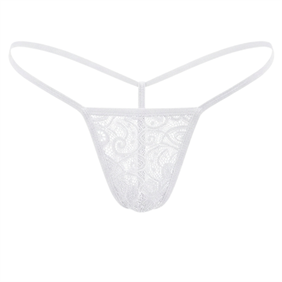 Hafif Giyim Kadın 3lü Dantelli G-String Külot Seti (Siyah, Beyaz, Kırmızı) HF0060