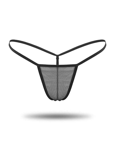Çok Renkli Fantezi Giyim 3 lü Transparan Tül String HF1304 