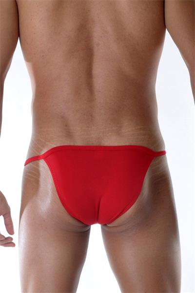 Erkek Kırmızı Fantezi Giyim İp Askılı Slip HF111833 