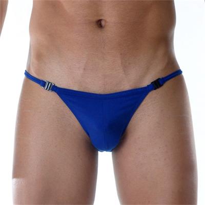 Erkek Mavi Fantezi Giyim İp Askılı Slip HF111834 