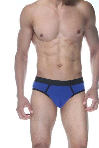 Erkek Mavi Fantezi Giyim Jockstrap HF102123 